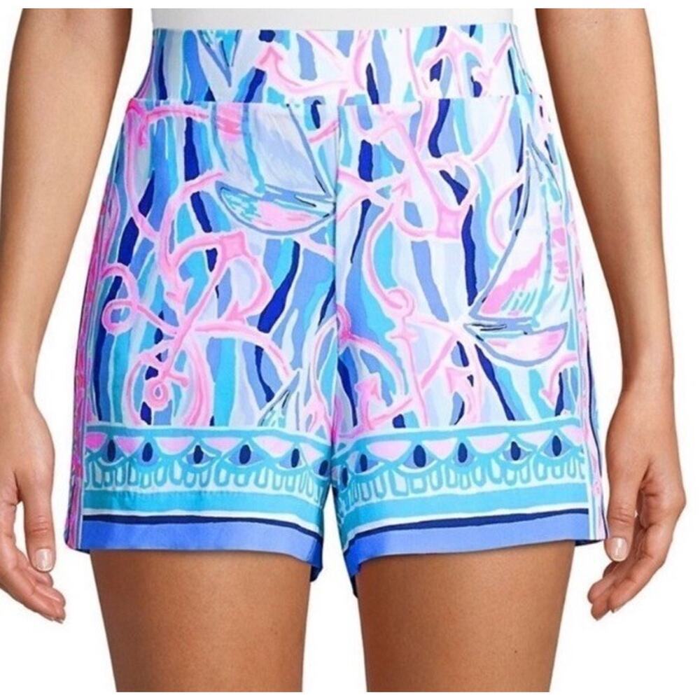 NWT $78 Lilly Pulitzer Neilah Shorts Size XS Women’s Blue
